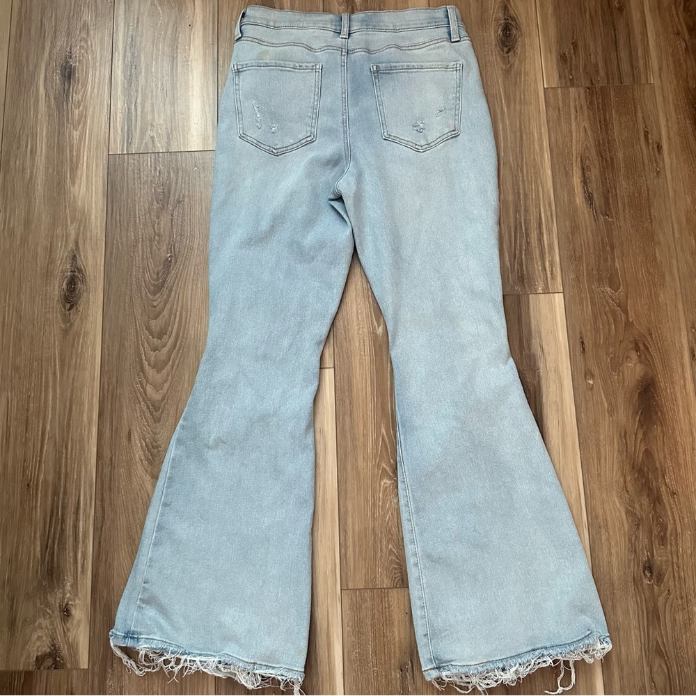 RE Generation Celebrity Pink Bootcut Flare Jeans Size 11 Autumn Wind Wash - Picture 8 of 12